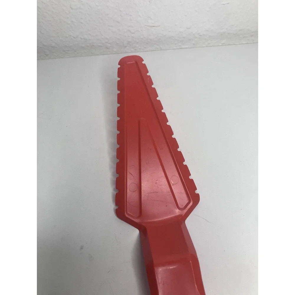 Vintage Tupperware Orange Pie Cake Server & Serrated Knife - #1228-8